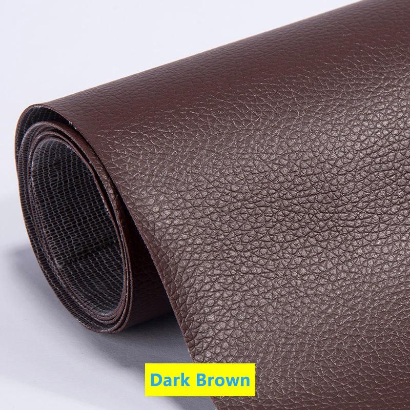 Self-Adhesive Furniture Shoes First Aid Patch Leather Patch DIY Black Self-Adhesive Leather Repair Tape for Sofa 50x137cm