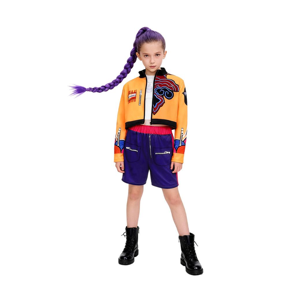 Girls Carnival Party Role Play Suit Kids School Stage Performance Outfit Children Halloween Dress Up Costume
