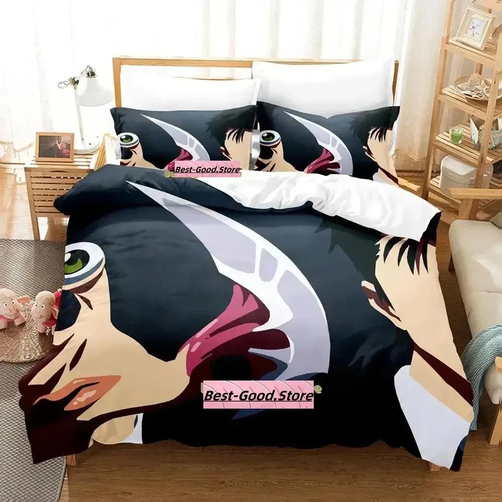 

Comforter Parasyte Bedding Set Single Twin Printed Bed Set With Bed Soft Single Double Queen Super King Size Comforter (quilt)-EU Single(135*200cm)3pcs