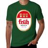 T-shirt Kolsch Fruh per ragazzi bianche ad asciugatura rapida moda coreana abbigliamento per uomo