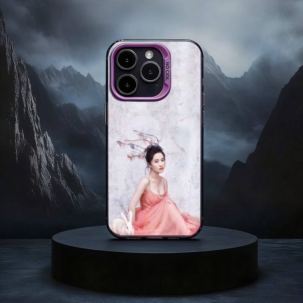 Chinese Actress Crystal Liu  Black Candy silver phone case Phone Case For iPhone17,16,15,14,13,12,11 Plus,Pro Max iPhone14Pro
