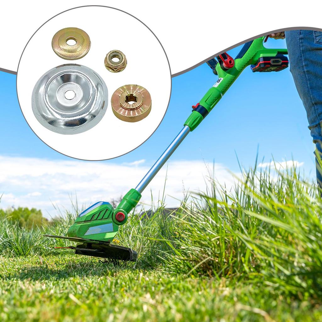 1 Piece Lawn Mower Cleaning Attachment Fixing Accessories Heavy Duty Power Scrubber Nylon