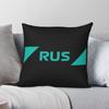 George Russell Banner Quadratisches Kissenbezug Polyester Leinen Samt Muster Reißverschluss Dekoration Wurfkissenbezug Auto