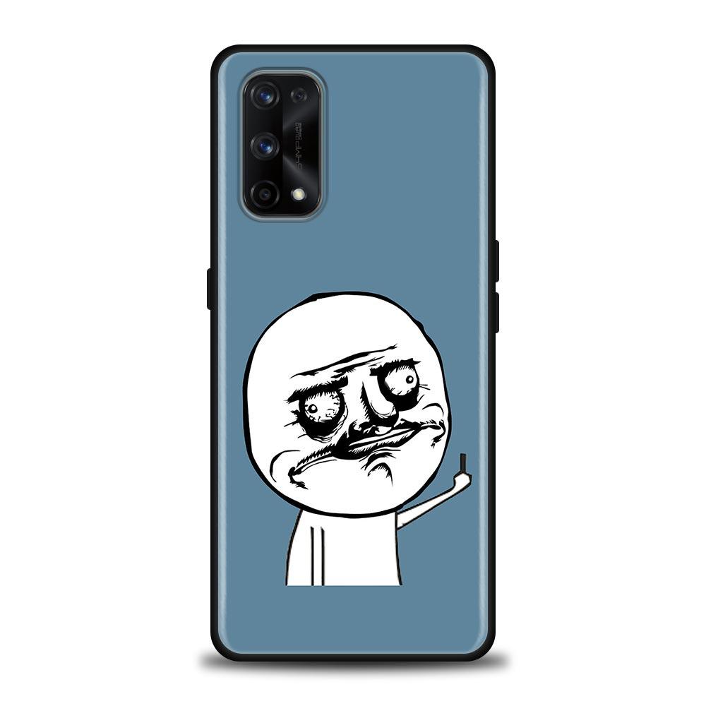 Funny Man Middle Finger Fucek Case For Realme C21Y C21 C25 C20 C15 C12 C11 GT Master Neo Neo2 5G Fundas Capa Silicone Soft Cases
