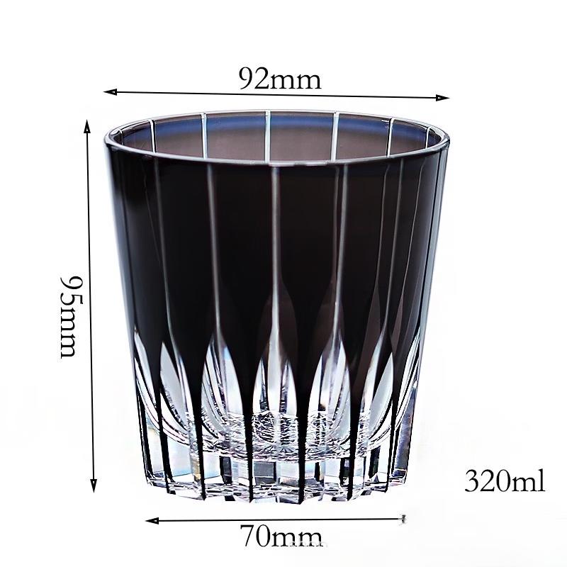 Edo Kiriko K9 Crystal Starburst Whisky Glass