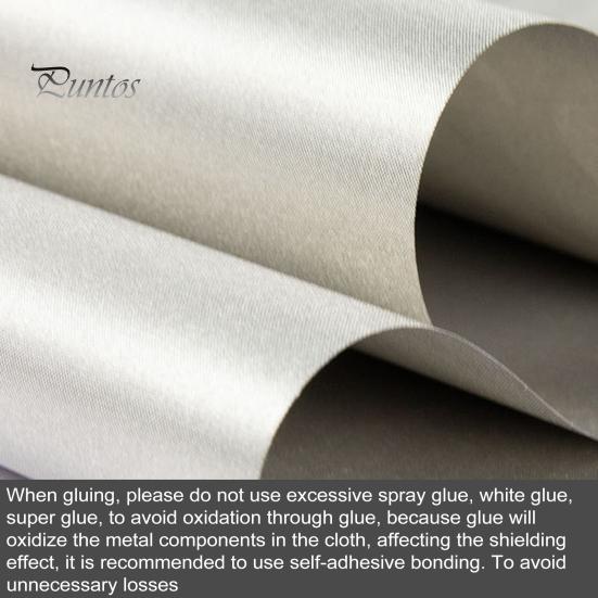 RFID-Abschirmgewebe, EMF-Block, WiFi/RF-Strahlungsschutzgewebe, magnetisches Anti-Signal-Interferenz-Gewebe, hochabschirmendes leitfähiges Gewebe für RFID-Geldbörsen