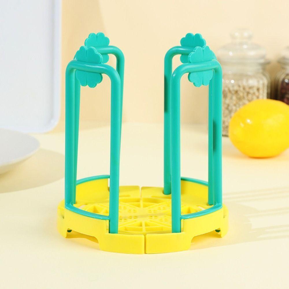 Drain Bowl Holder Retractable Water Cup Durable Cabinet Dishes Storage Rack  Kitchen Organizer
