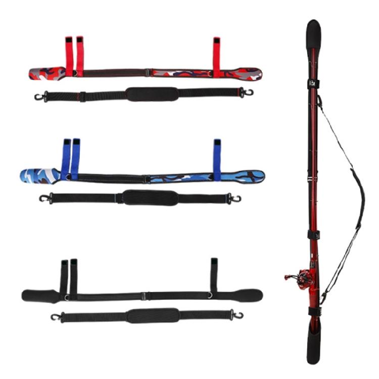 Fishing Sleeves Belt Rod Protector Replacement Fishing Rod Tip Covers Carrying Strap Length Adjustable Rod Cover
