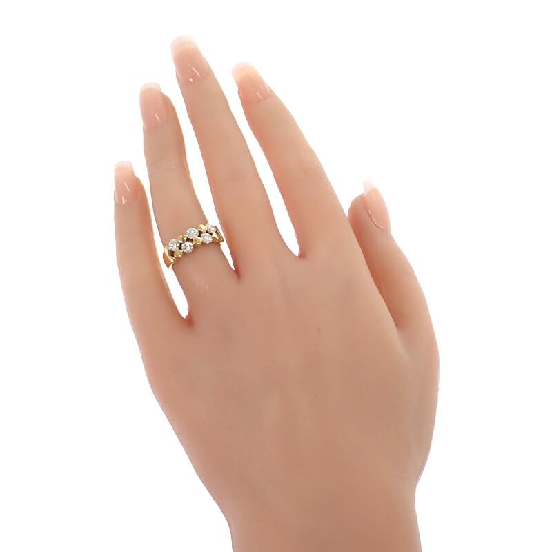 no brand  #14(JP Size) ring K18 yellow gold Women