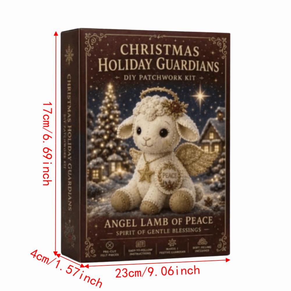 Handnähen Weihnachten DIY Patchwork-Set Filzstoff Komplette Materialpackung Geschenk