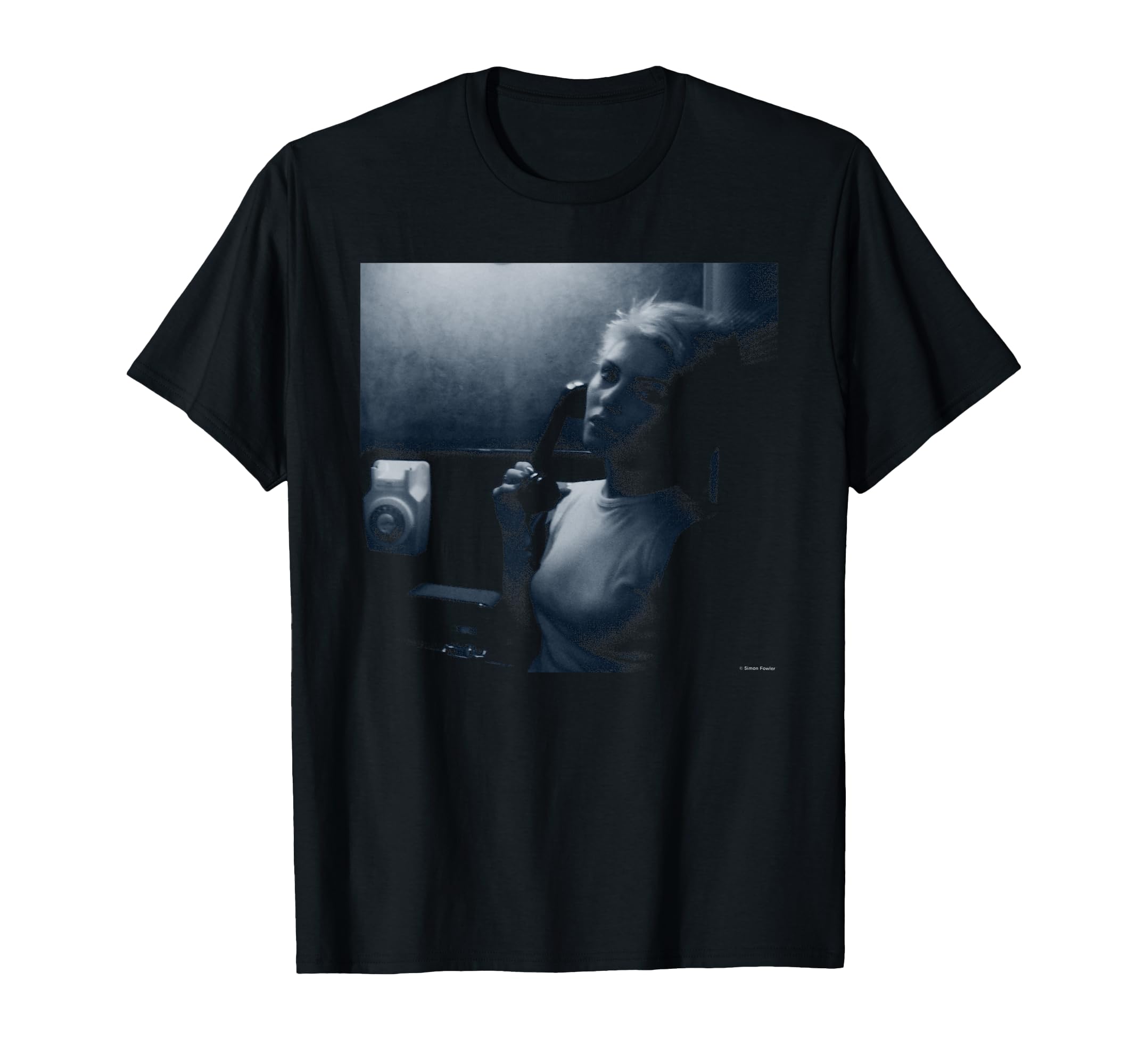 Debbie Harry Blondie Simon Fowler T-shirt - Going out on the phone