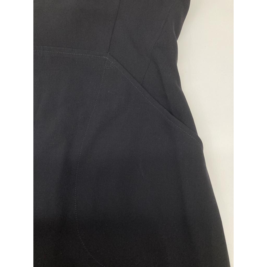 JIL SANDER Navy wool sleeveless one-piece dress 36 NavyUsed