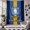 Wall Hanging Tapestry With Custom Name & Text, Sheffield Wednesday FC Decorative Tapestry For Bedroom