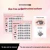 Double-Pointed Super Fine Stem No-Glue False Eyelashes - Natural Look, No Trace