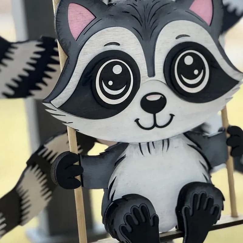 Деревянные вертушки с изображением животных — фото 4