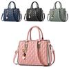 Fashionable Medium Size Womens Shoulder Bag In Timeless Black And Graceful Pink
