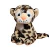 Sitting Lifelike Leopard Plush Doll Fluffy Animals Stuffed Toys  Children's Day