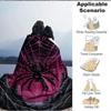 1pc Spider Web Blanket Lightweight Flannel Blanket Throw Blanket For Sofa, Bed, Travel, Camping yy2509026172