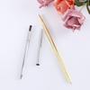 High Quality Stationery Stainless Still Rod Rotating Ballpoint Pen Slender Metal Ball Pen
