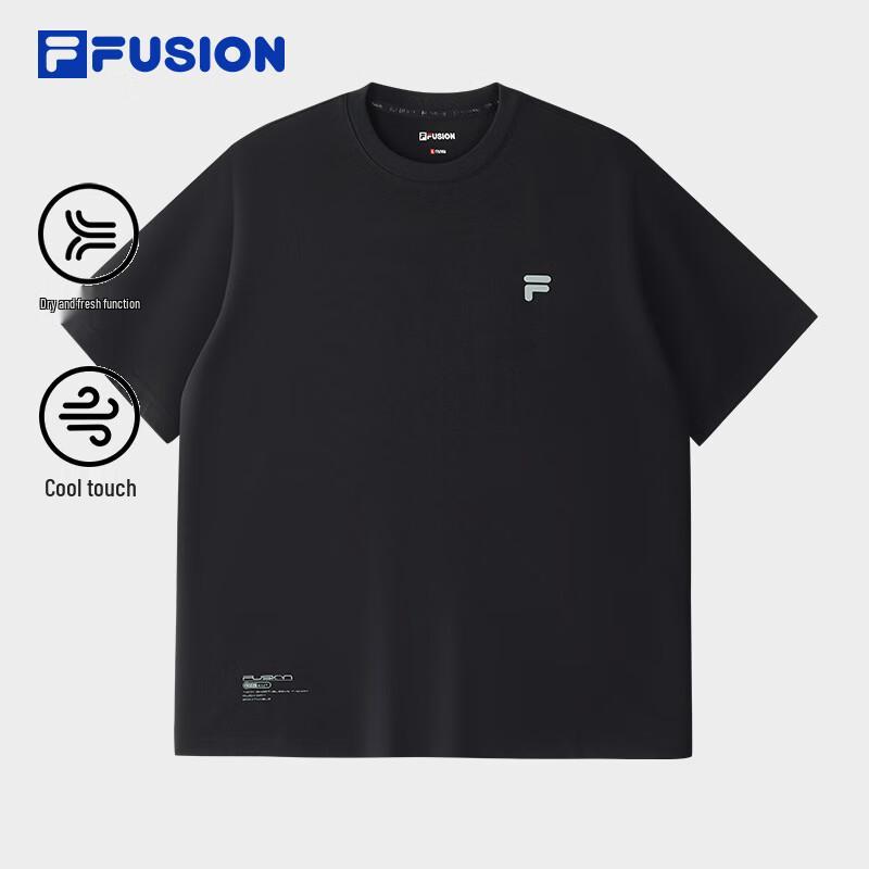 FILA FUSION Men's Zhang Hao Edition Cooling Quick-Dry Knit T-Shirt