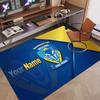 Custom Rug Warrington Wolves FC Pattern Print Name Text Soft Non‑Slip Floor Carpet for Home Indoor Decoration