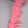 10Meters Hackle Feather Trim Rooster Neck Feather Ribbon Pheasant Feathers Fringe for Crafts Accessories Sewing Decoration