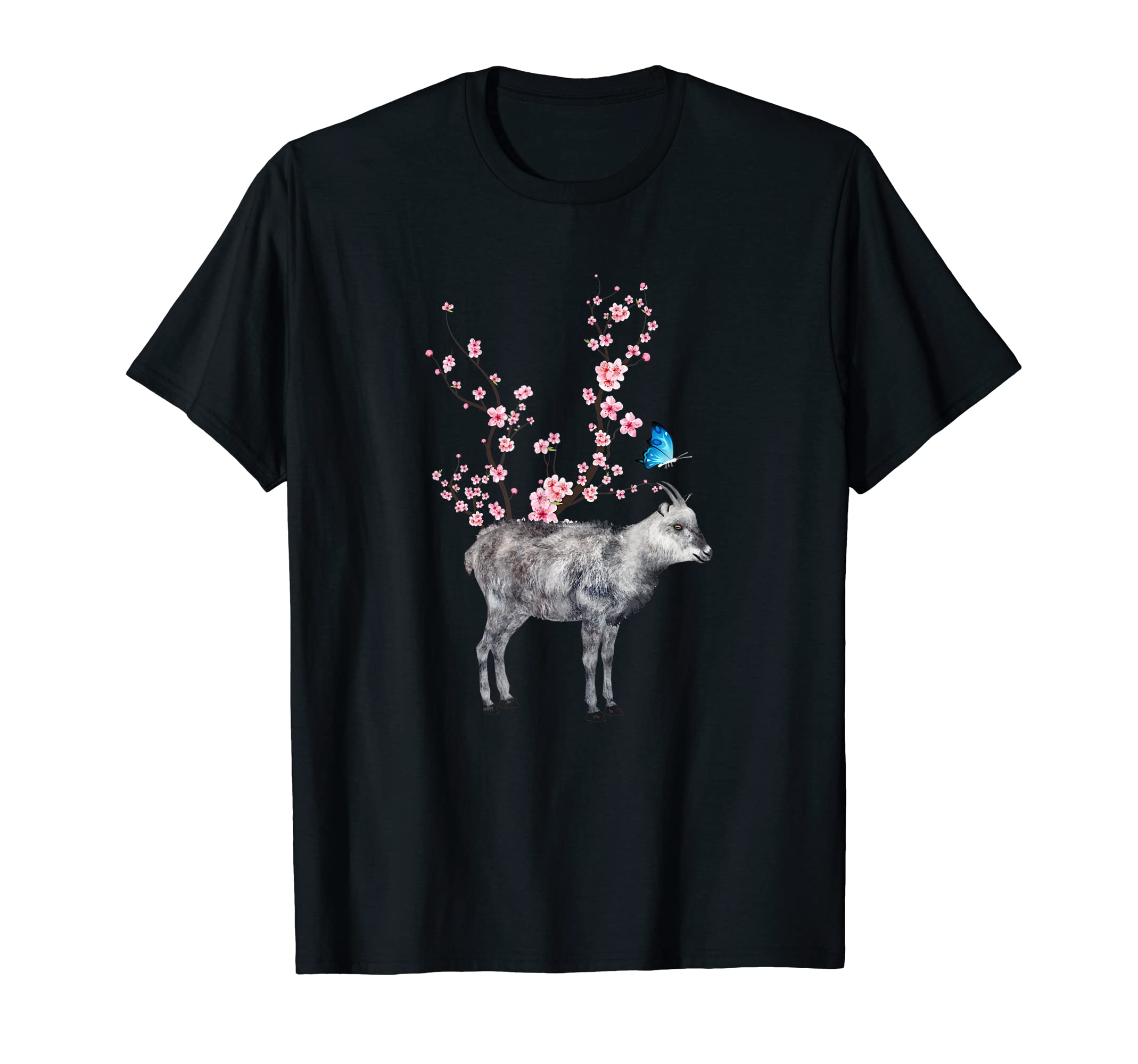 

Japan Cherry Blossom Cherry Blossom Japanese Serow T-Shirt чёрный