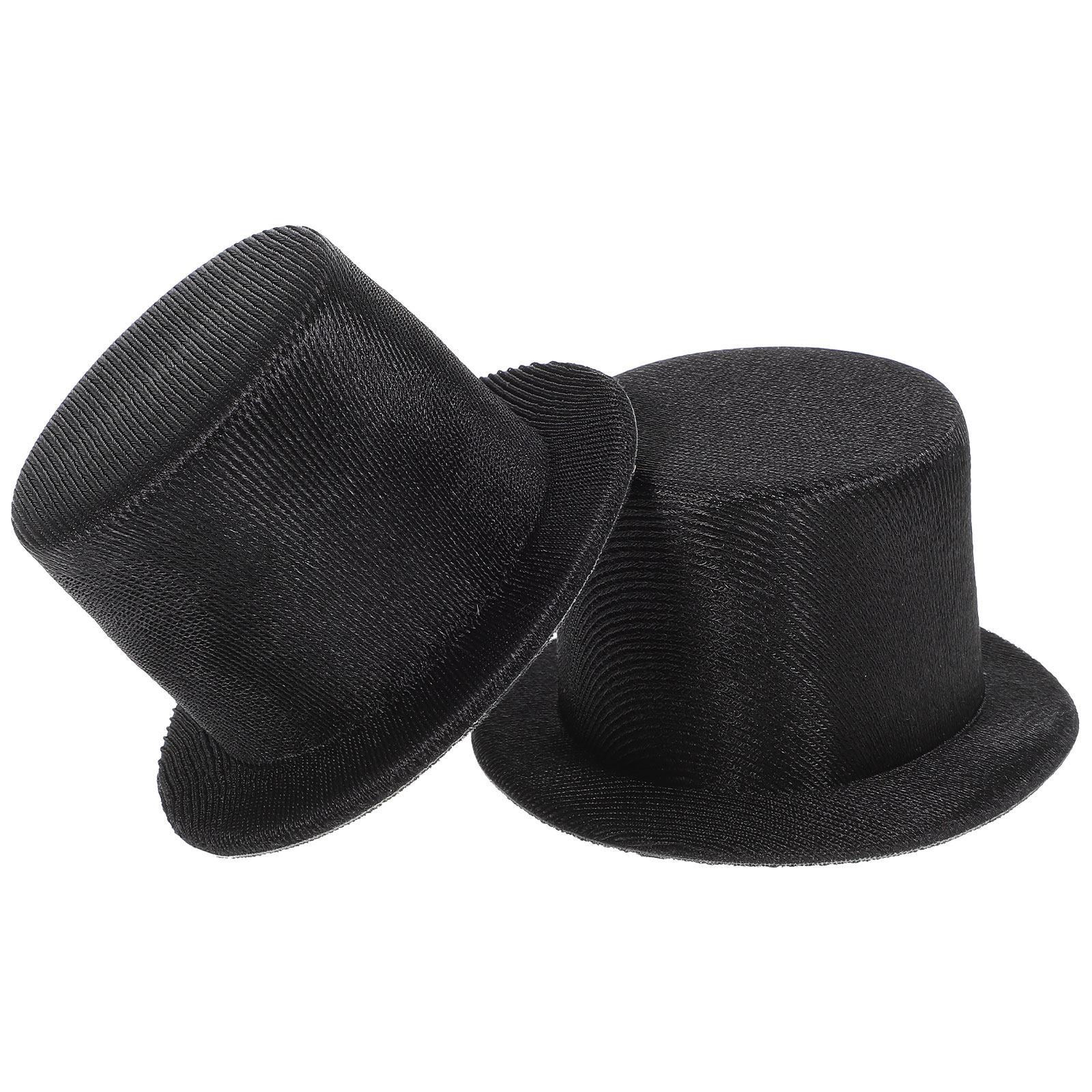 

2Pcs Mini Snowman Hats Small Tops Lightweight Tiny Hats for DIY Christmas Decoration Party Accessories Craft Supplies other