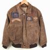 Rare Vintage US Military Bencat 1936 VGC CHIA Vietnam/USA Air Force Bomber Jacket Size S Brown Leather Jacket