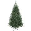7 Ft Full Spruce Christmas Tree with Realistic Dense Tips, Easy Assembly - Green