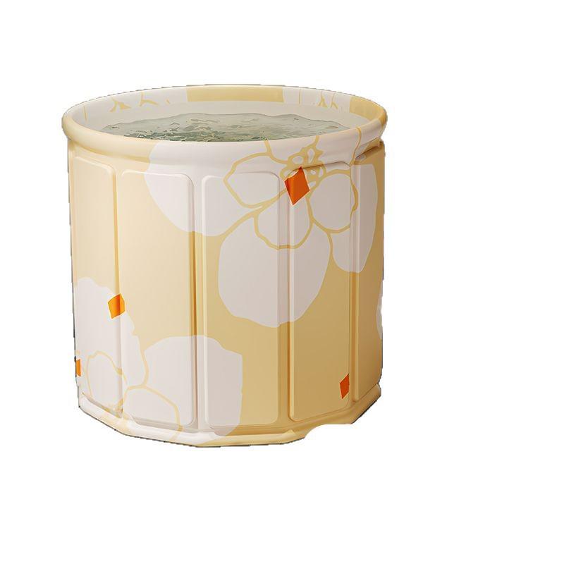 Foldable Thickened Adult & Baby Bathtub for Bathing and Swimming, Home Use, Full Body Spa.