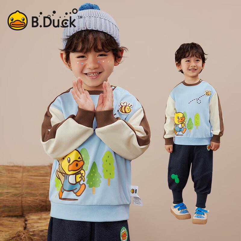 B.Duck Boys Cartoon Print Sweatshirt 120CM