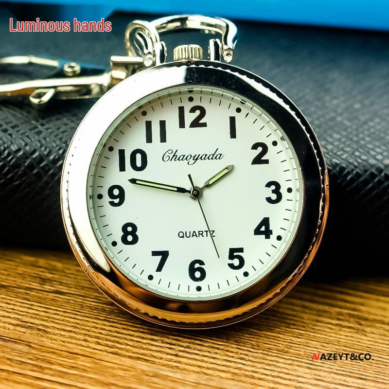 

Большие цифры Светящиеся карманные часы-ожерелье-брелок для детей и пожилых людей