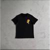 Syna Letter Print Crew Neck Short Sleeve T-Shirt Couples High Street Fashion Casual Top