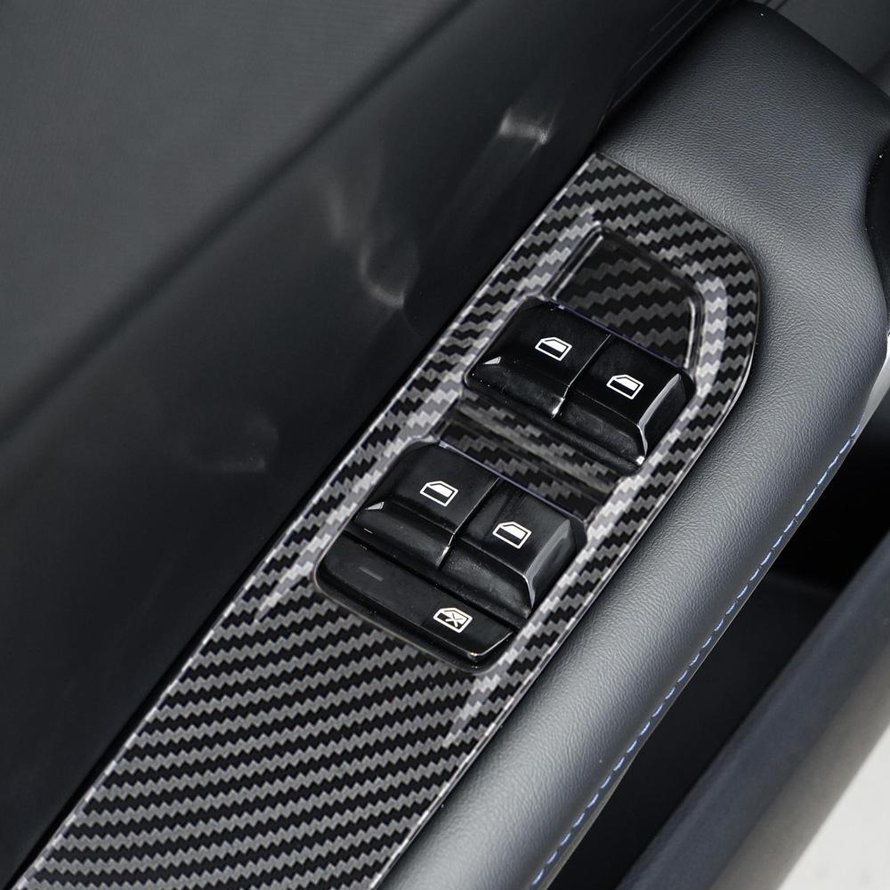 Door Window Lift Control Panel Decorative Frame for MG4 EV MG 4 ELECTRIC 2022-2024 LHD Window Switch Panel Trim Cover Acc