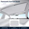 For CHANGAN UNI-Z 2025-Present Car Suede Fabric Anti-UV Electrostatic Adsorption Sunroof Sunshade Heat ulation Skylight Cover