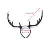 Antlers Headband Halloween Elk Headwear for Halloween Party Wear Deer Horn Hair Band Christmas Headpiece Party Supplies