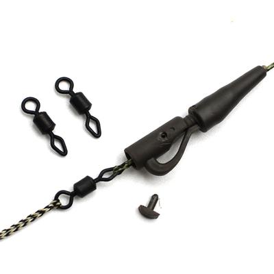 40 vnt. karpių pasukami greito keitimo suktukai, skirti karpių žūklei, Fit Lead Clip Carp Terminal Tackle Accessories pesca
