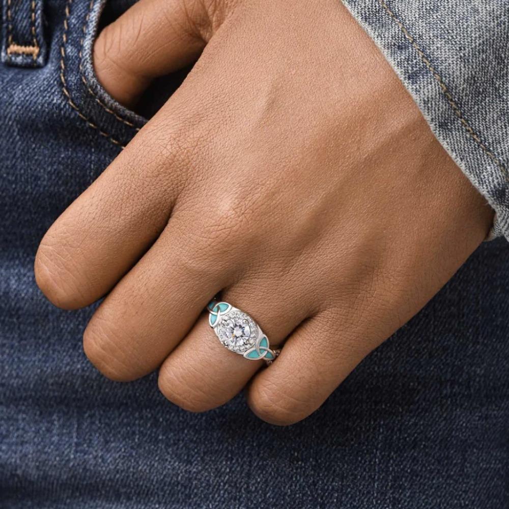 Luxury European and American New Ring Women's Ring Retro Exaggerated Simple Personality Women's Drip Ring Factory