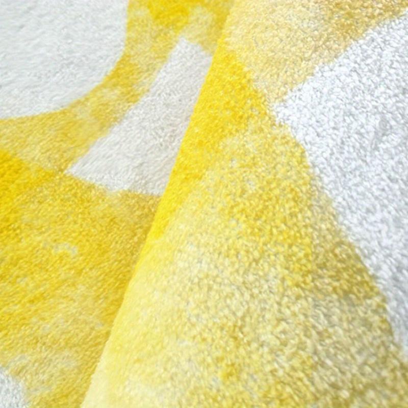 Cream Style Carpets for Living Room Color Flower Bedroom Decor Carpet Fluffy Soft Irregular Shape Rug Home Thick Plush Floor Mat
