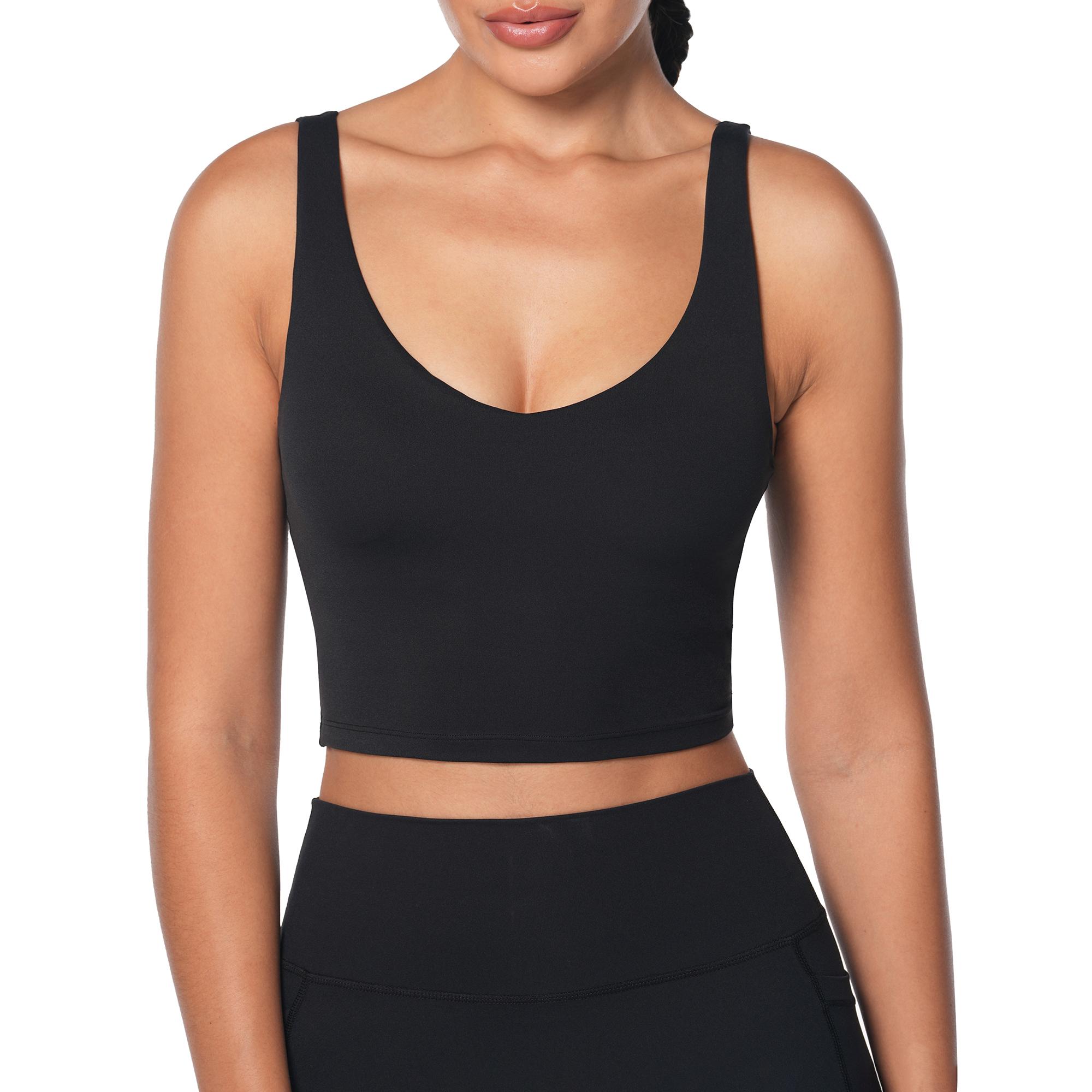 

Женская майка-борцовка с влагоотводящим эффектом — дышащая быстросохнущая майка для йоги для летних тренировок и невидимого многослойного ношения XL чёрный