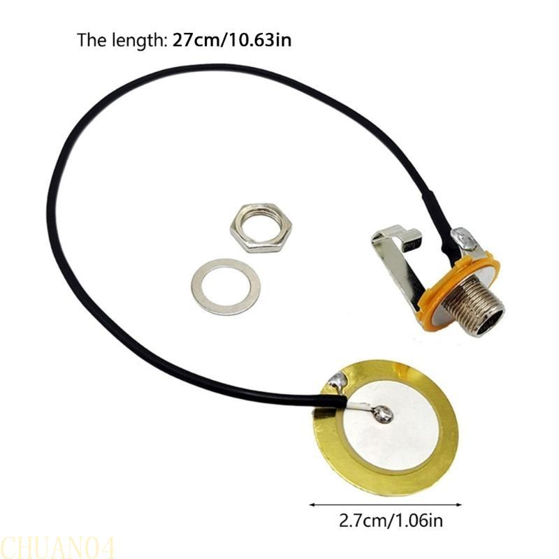 A1A2 Self-adhesive Kalimba Pickup Piezo Transducer Microphone Contact Piezo Pickup