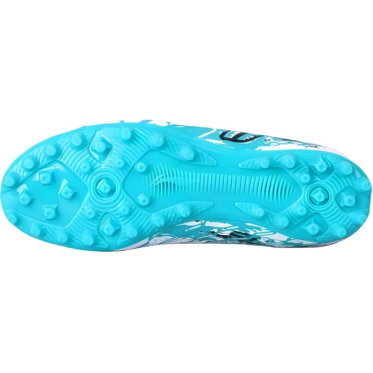 Li Ning Kids PU MG Short Stud Indoor Sports Non-Slip Wear-Resistant Breathable Low-Top Soccer Shoes Men sneaker Ice-Porcelain-Green YKGU002-18