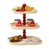 Retro Jewelry Display Rack Flower Shape Cupcake Serving Stand Tiered Serving Trays  Living Room