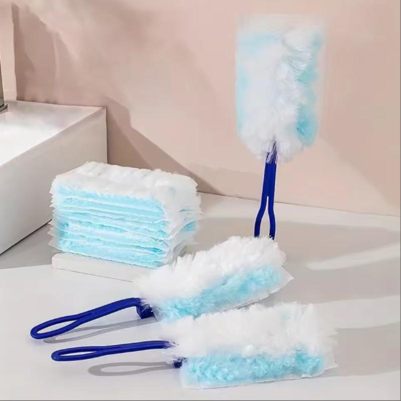 10pcs Desktop Cleaning Dust Brush Electrostatic Duster Car and Household Duster Ceiling Telescopic Rod
