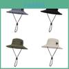 Outdoor Sun Protection Fisherman Hat With Big Brim Waterproof And Breathable For Men