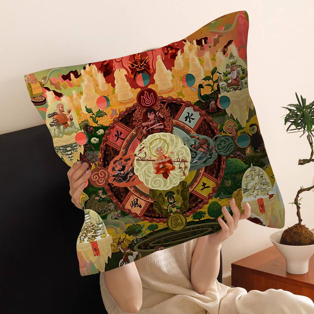 Tv Avatar Der Letzte Airbender Kissenbezug Dekokissen Sofa Heimdekoration Hülle Kissenbezüge