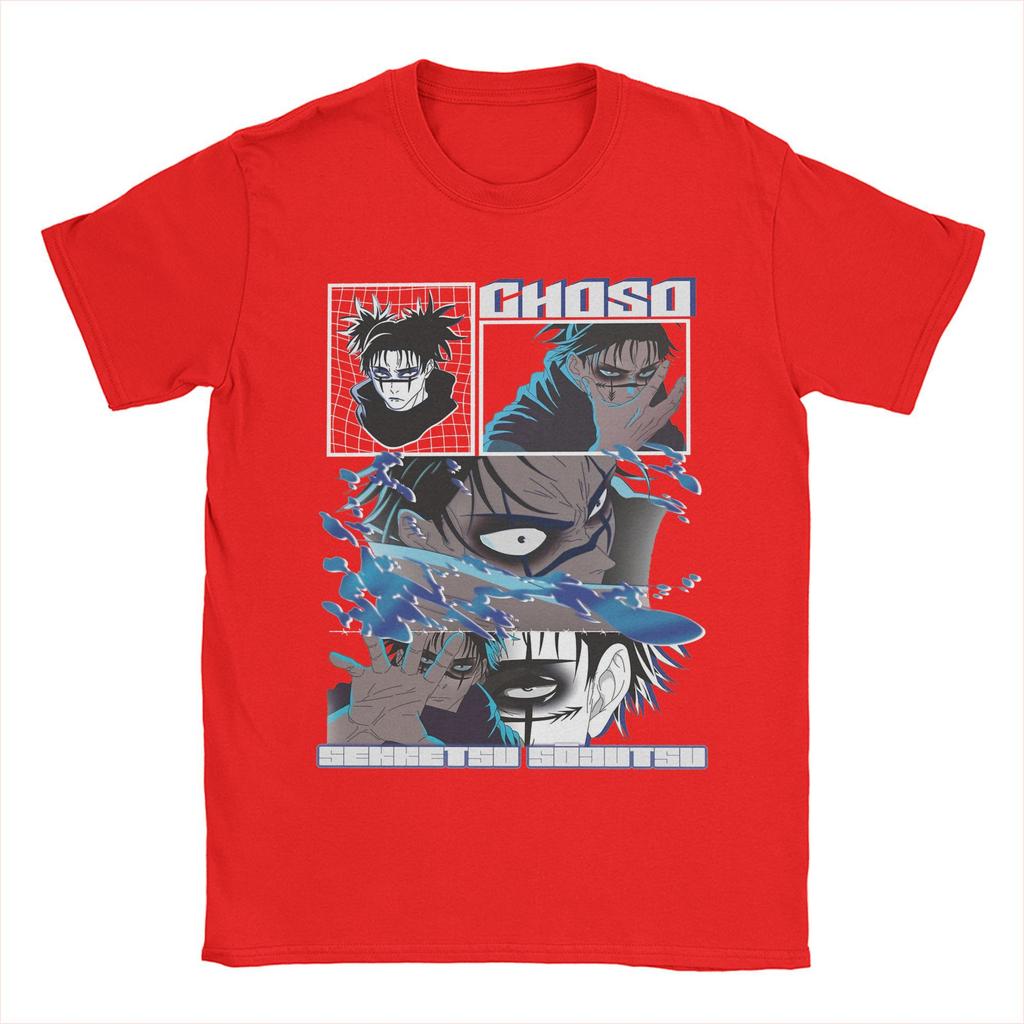 Choso JJK Anime Férfi Póló Újdonság 100% Pamut Pólók O Nyakú Rövid Ujjú Pólók Ajándék Ötlet Ruházat
