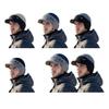 1/2Pcs Men Hat Sleek Color Block Knit Earflap Hat with Stretch-Fit Elastic Warm Thick Winter Hat Cold Weather Outdoor Winter Skiing Hiking Headwear