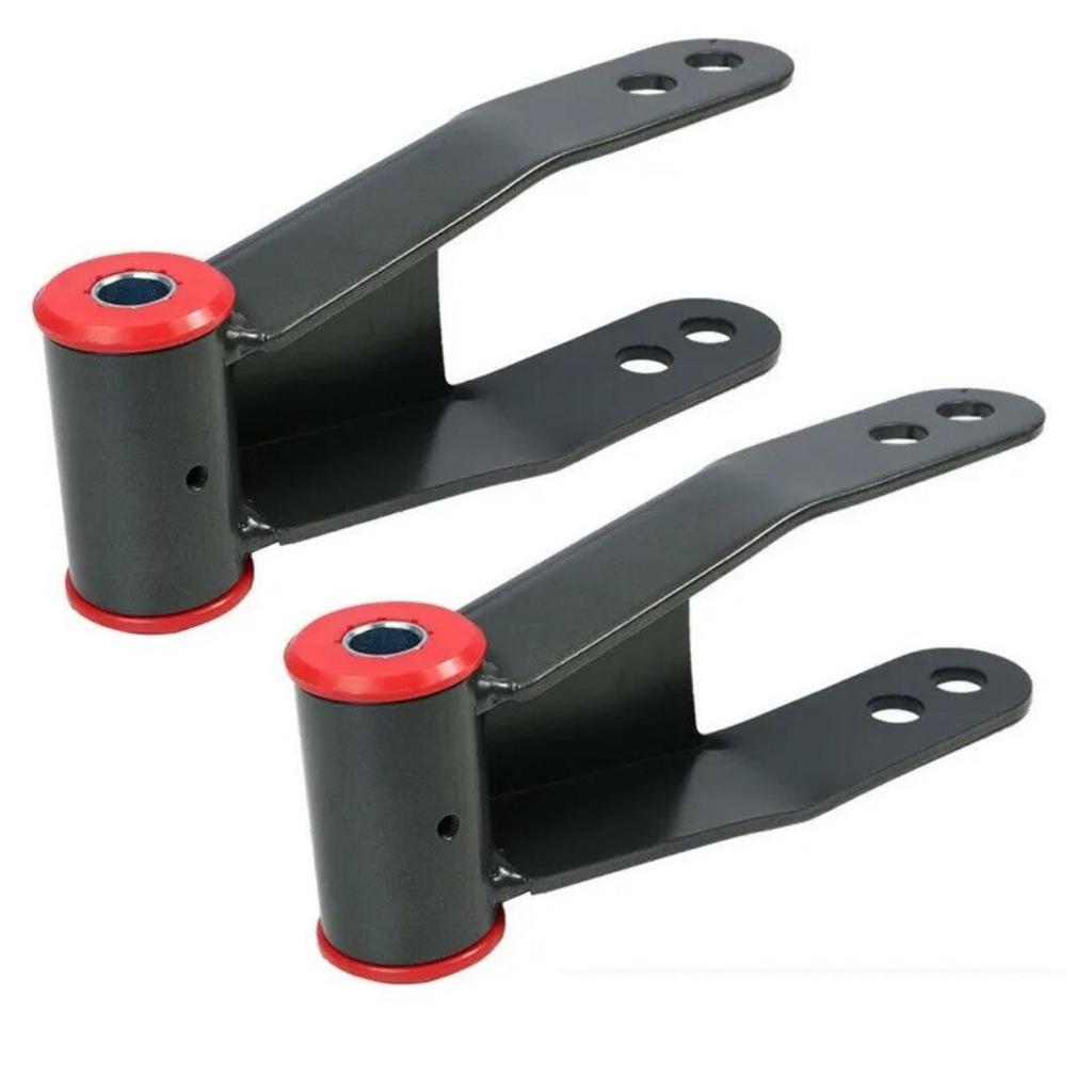 Rear Drop Lock Kit for Leaf Spring Shackle - Fits Chevrolet C1500/C2500, F-350 (Model 410520)